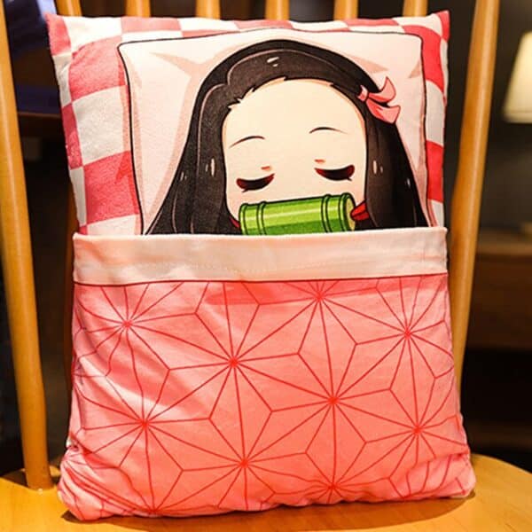 Almohada de peluche de Demon Slayer coj n de peluche suave de Kimetsu no Yaiba