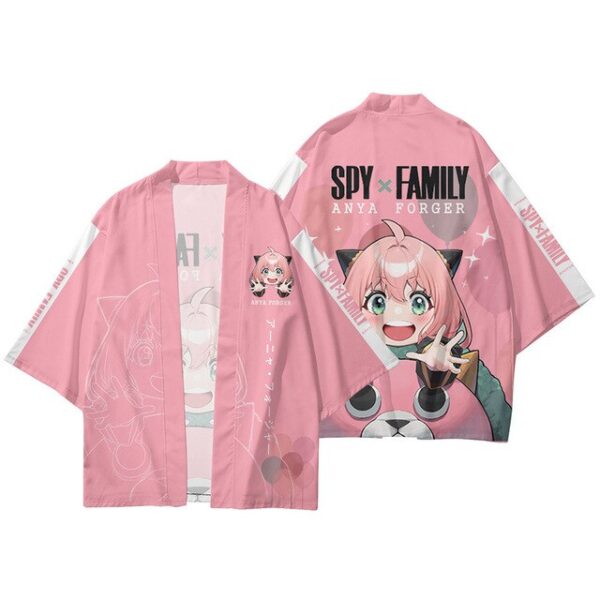 Cosplay Anime Spy X Family Yor Forger Anya Forger Kimono c rdigan Haori adultos camisa