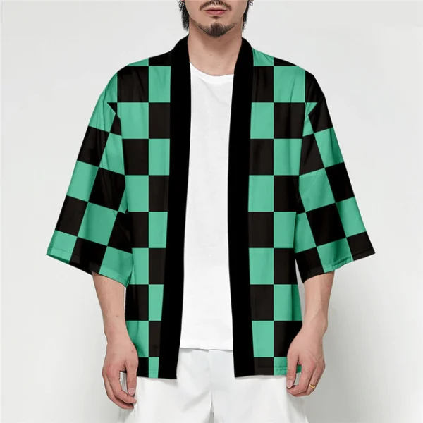 Cosplay Demon Slayer Kimetsu No Yaiba Tanjirou Nezuko Kimono Haori Yukata Coat Cloak Summer Casual Anime.jpg 640x640 3